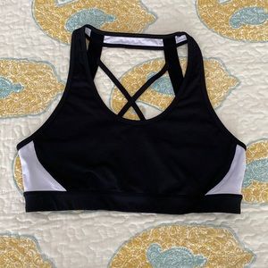 Black & White Sports Bra by Zella sold in Nordstrom